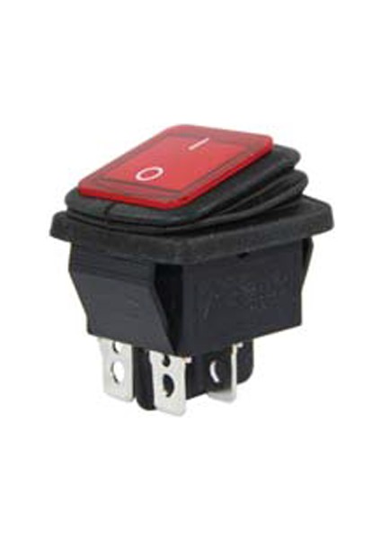 Geniş Işıklı Anahtar On-Off 4p Körüklü