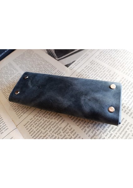 Hakiki Deri Tamamen El Emeği Özel Kalemleriniz Için Kalemlik Kalemkutu (15.5x6.5 ) A814 modelleri