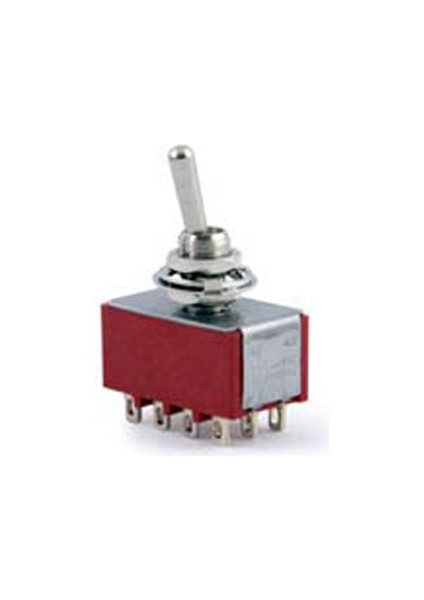 Toggle Swıtch On-Off-On 9p (MTS-303)