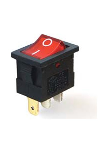 Mini Işıklı Anahtar On-Off 3p