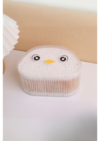 Penguen Temalı Bambu Kulak Çubuğu 500LÜ