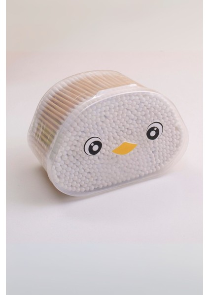 Penguen Temalı Bambu Kulak Çubuğu 500LÜ fırsatları