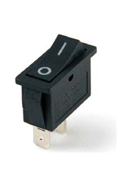 Tekli Dar Işıksız Anahtar (On)-Off 2p Yaylı