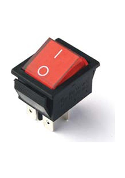 Geniş Işıklı Anahtar On-Off 4p