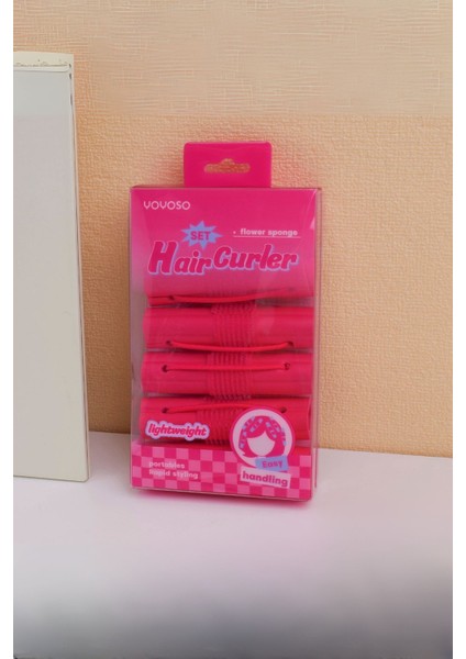 Çiçek Şeklinde Sünger Bigudi 6'lı Set