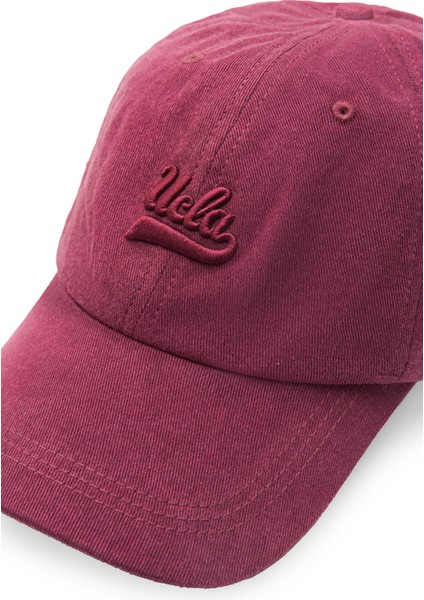 Fortuno Bordo Baseball Cap Nakışlı Unisex Şapka
