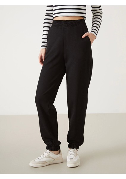 Xsıde Actıve Siyah Beli Lastikli Kadın Spor Eşofman Altı fiyatları