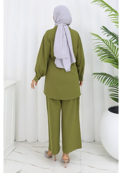 Taş Detaylı Takım Haki 19266 fırsatları