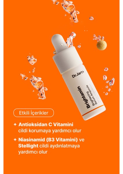Dr. Jart Brightamin Aydınlatıcı Ampul Serum 8.08GM/.28OZ indirimleri
