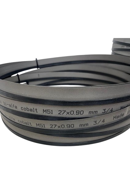 Röntgen 3,66X27X0,9 Bimetal Şerit Testere 4/6 Diş - M-51 Paslanmaz modelleri