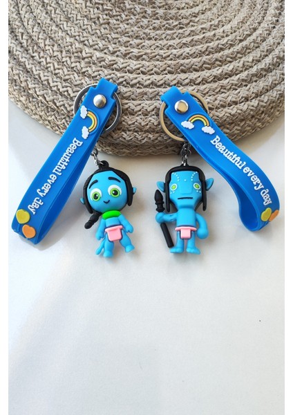Avatar Karakter Anahtarlık ve Çanta Aksesuarı Jake Sully ve Neytiri Anahtarlık Seti modelleri