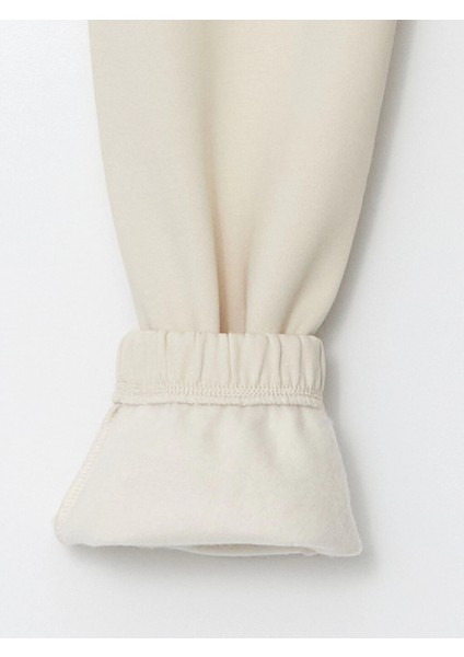 Lcw Kids Bej Kapüşonlu Kız Çocuk Eşofman Takım