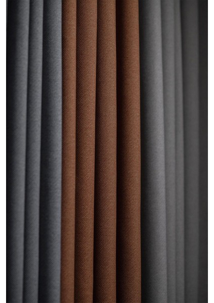 Terra | 140X270 cm (2 Adet) Blackout Fon Perde fırsatları