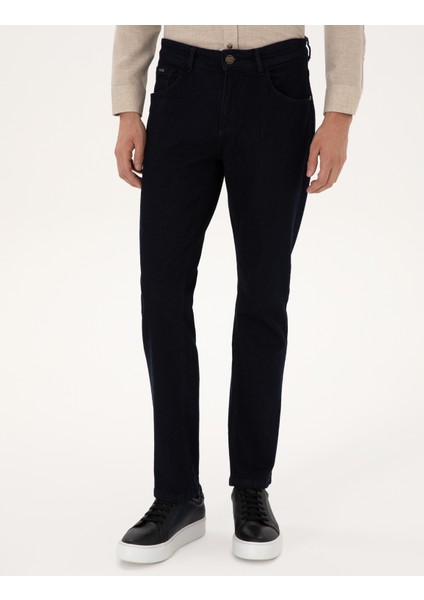 Erkek Koyu Lacivert Straight Fit Jean Pantolon 50315878-VR100 fiyatları