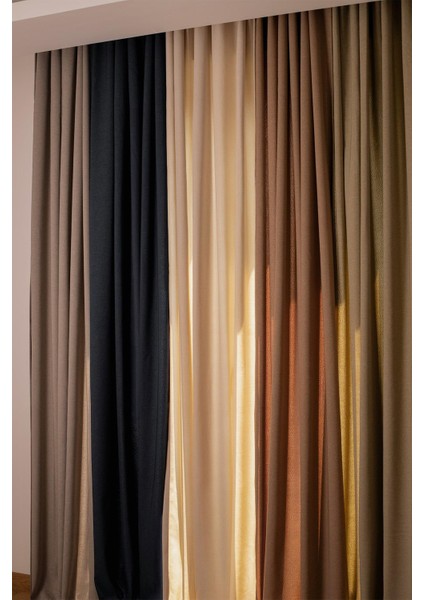 Olea | 140X270 cm (2 Adet) Fon Perde fırsatları