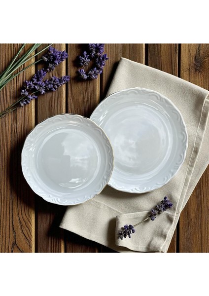 Altın Yaldız 12 Parça 6 Kişilik Kahvaltı & Ikram Seti