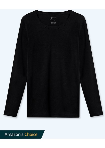 Erkek Çocuk Uzun Kollu T-Shirt Siyah Renk