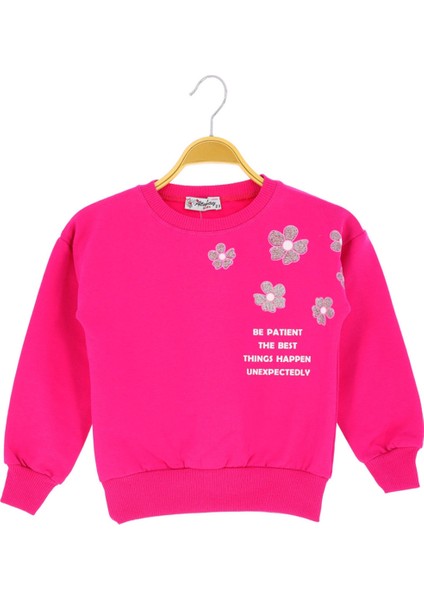 Kız Çocuk Bluz Baskılı Şardonlu