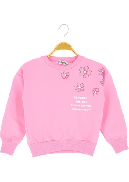 Kız Çocuk Bluz Baskılı Şardonlu