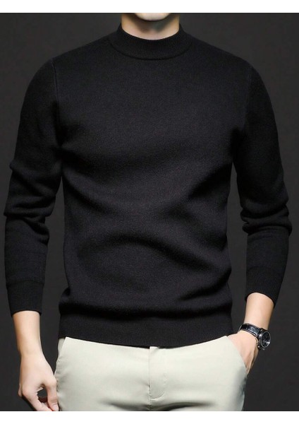 Yarım Balıkçı Erkek Triko Kazak