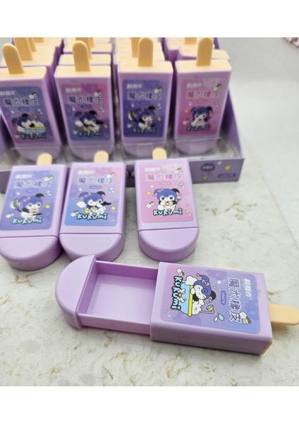 Sanrio Kuromi Sihirli Kutulu Silgi Çift Kutulu Sevimli Şık Okul Öncesi Hediyelik 1ADET fiyatları