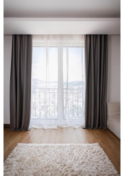 Lunet | 140X270 cm (2 Adet) Blackout Fon Perde