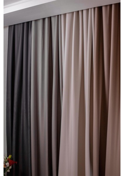 Lunet | 140X270 cm (2 Adet) Blackout Fon Perde modelleri