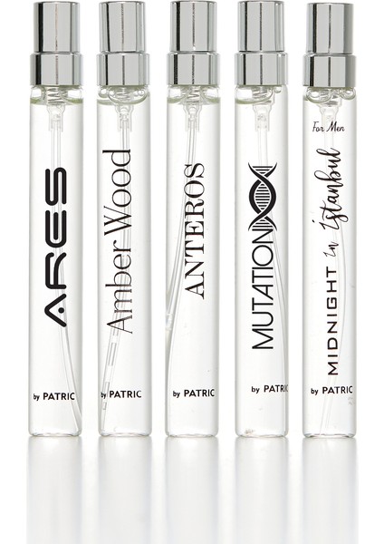 10 ml Siyah Discovery Set (Ares-Amberwood-Anteros-Mutation-Miderkek) modelleri