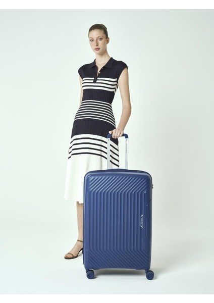 Trolley Valiz Koyu Mavi Büyük Boy 14BNT8001-01-KMV