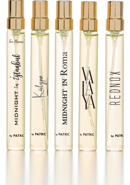 10 ml Beyaz Discovery Set (Midkadın-Kalypso-Roma-Valaya-Rednox) modelleri