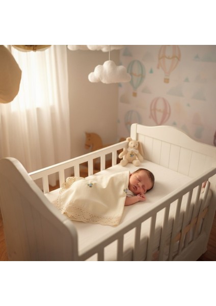 , yeni Doğan El Işlemeli Kundak(Çok Amaçlı Örtü)