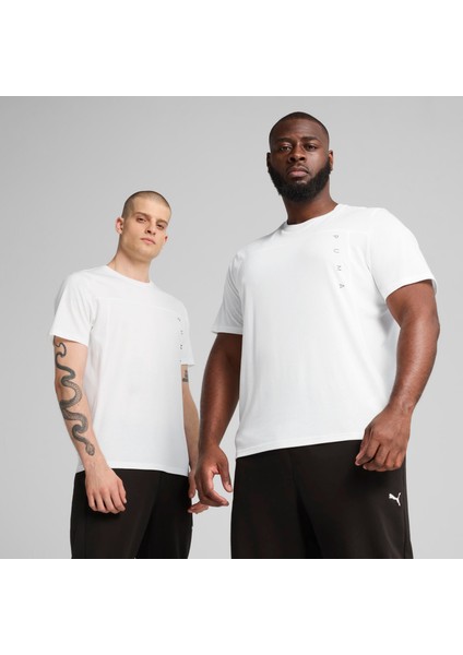 M TAD TECH Triblend Tee Beyaz Erkek Kısa Kol T-Shirt indirimleri