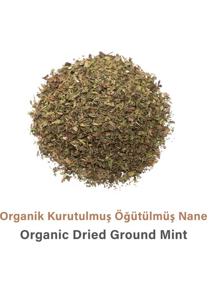 Organik Kurutulmuş Öğütülmüş Nane | 30G modelleri