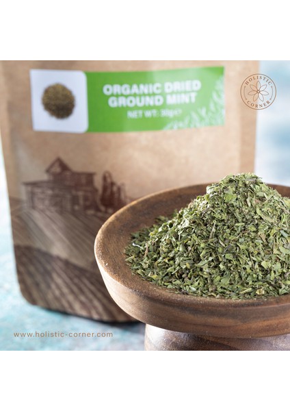 Organik Kurutulmuş Öğütülmüş Nane | 30G indirimleri