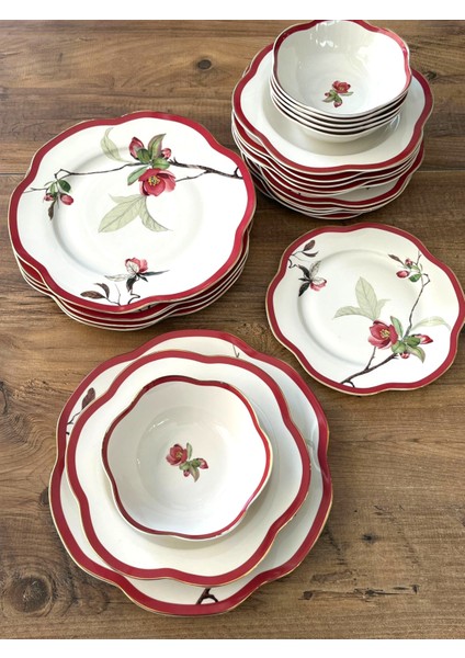 Riva Yemek Takımı 6 Kişilik 24 Parça modelleri