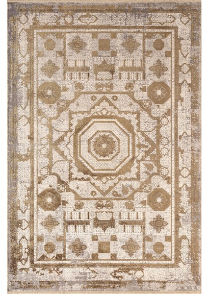 Art AT004B Vizon Halı Modern Desen Triko Akrilik Viskon Boyama Yüksek Sıklık Ipek Serisi