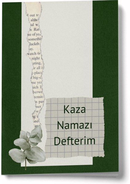Kaza Namazı Defterim - Yeşil