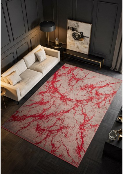 Art AT003J Kırmızı Halı Modern Desen Triko Akrilik Viskon Boyama Yüksek Sıklık Ipek Serisi fiyatları