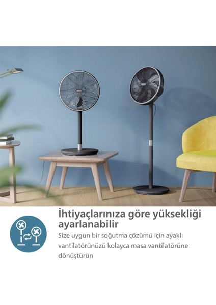 Dayanıklı Sessiz Güçlü Ayaklı Fan 3000 Serisi CX3550/01