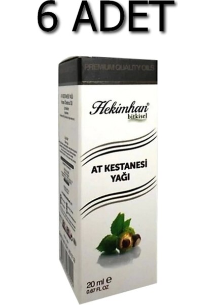 At Kestanesi Yağı 20 ml 6 Adet