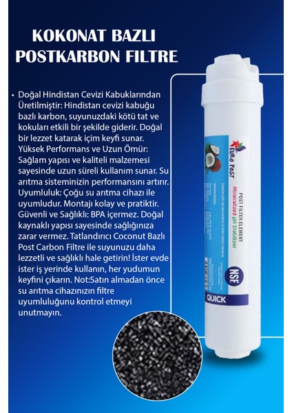 Ihlas Cebilon Su Arıtma Cihazı Uyumlu 5 Aşama 80 Gpd Süper Membranlı 1 Yıllık Filtre Seti modelleri