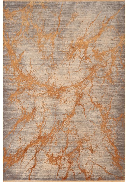 Art AT003T Kiremit Halı Modern Desen Triko Akrilik Viskon Boyama Yüksek Sıklık Ipek Serisi