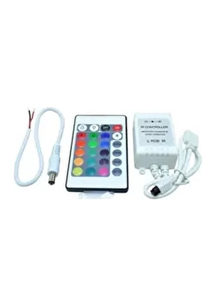 6A RGB Kumanda 144W Uzaktan Kontrol ile Beyaz Renkli Aydınlatma Yönetimi