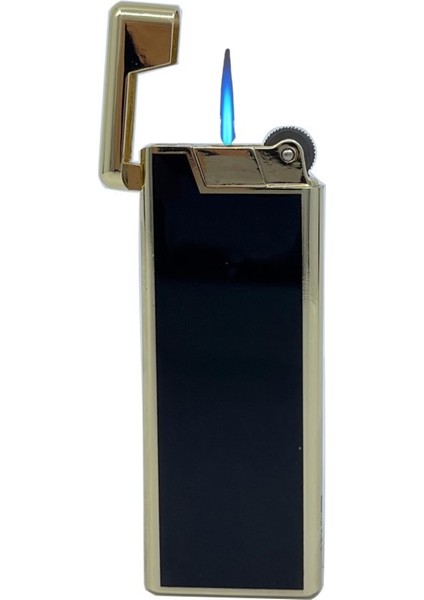 Metal Mum Alev Slim Çakmak Parlak Sarı Model - 4 modelleri