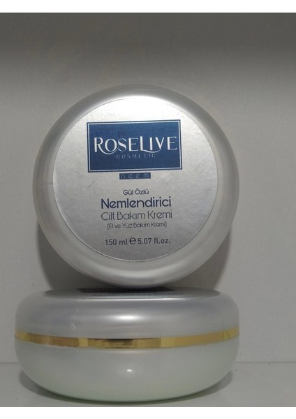Gül Özlü Nemlendirici Cilt Bakım Kremi 150 ml