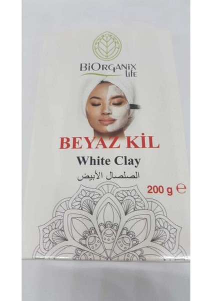 Beyaz Kil Maskesi 200 gr