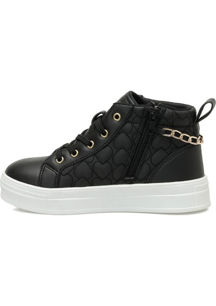 Corve F 5pr Siyah Kız Çocuk High Sneaker modelleri