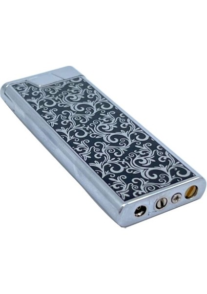 Metal Mum Alev Slim Çakmak Parlak Gri Model -1 fırsatları