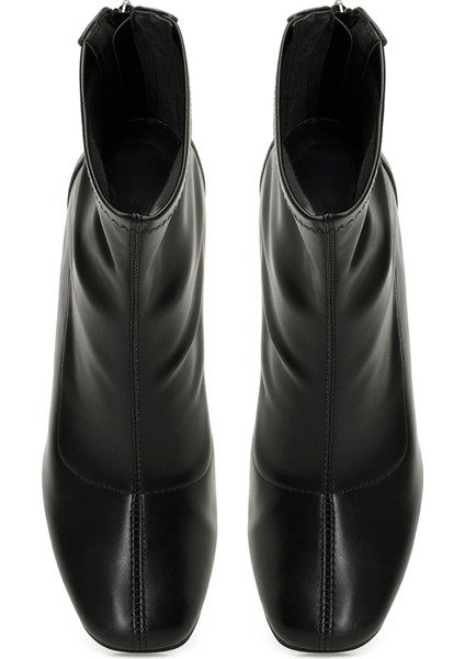 24K-643 5pr Siyah Kadın Topuklu Bot fırsatları