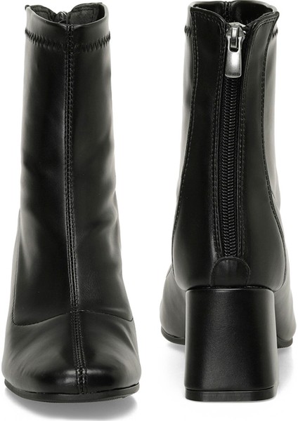 24K-643 5pr Siyah Kadın Topuklu Bot indirimleri